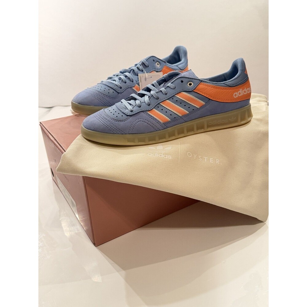 Adidas Handball Top Oyster Ash Blue Orange Gum Men's Sneakers DB1978 US 10 New